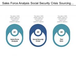 Sales force analysis social security crisis sourcing procurement cpb