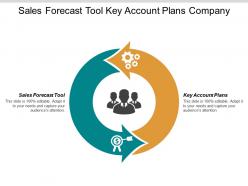Sales forecast tool key account plans company management chart cpb