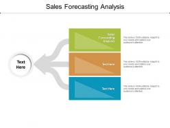 Sales forecasting analysis ppt powerpoint presentation show cpb