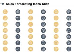 Sales forecasting icons slide server ppt powerpoint presentation professional example topics