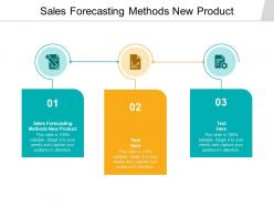 Sales forecasting methods new product ppt powerpoint presentation pictures cpb