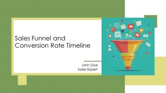 Sales Funnel And Conversion Rate Timeline PPT Slides AT