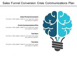 Sales funnel conversion crisis communications plan content marketing b2b cpb