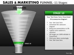 1987342 style layered funnel 11 piece powerpoint presentation diagram infographic slide