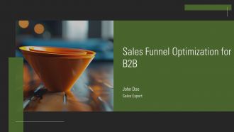 Sales Funnel Optimization For B2B PPT Demonstration AT
