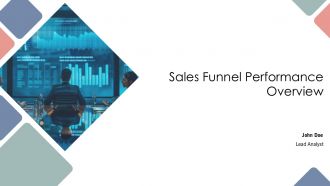 Sales Funnel Performance Overview PPT Template AT
