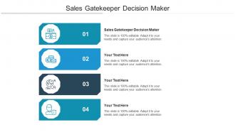 Sales gatekeeper decision maker ppt powerpoint presentation layouts cpb