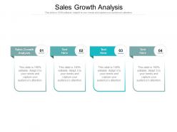 Sales growth analysis ppt powerpoint presentation summary mockup cpb
