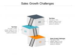 Sales growth challenges ppt powerpoint presentation styles microsoft cpb