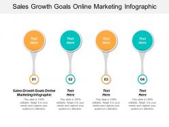 Sales growth goals online marketing infographic ppt powerpoint presentation show background cpb