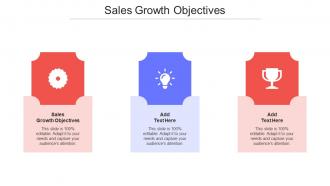 Sales Growth Objectives Ppt Powerpoint Presentation Pictures Good Cpb