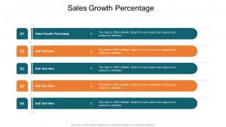 Sales Growth Percentage In Powerpoint And Google Slides Cpb