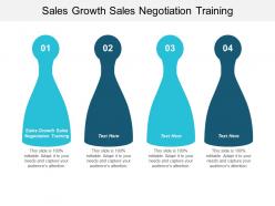 Sales growth sales negotiation training ppt powerpoint presentation gallery skills cpb