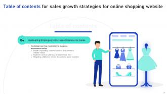 Sales Growth Strategies For Online Shopping Website Complete Deck Images Professional