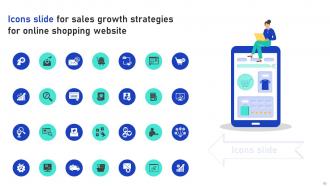 Sales Growth Strategies For Online Shopping Website Complete Deck Colorful Professional