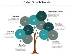 Sales growth trends ppt powerpoint presentation infographics rules cpb