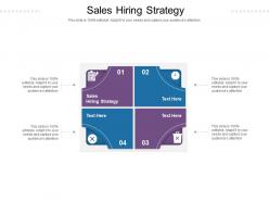 Sales hiring strategy ppt powerpoint presentation inspiration vector cpb