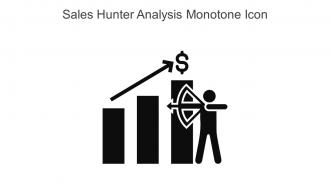 Sales Hunter Analysis Monotone Icon In Powerpoint Pptx Png And Editable Eps Format