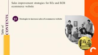 Sales Improvement Strategies For B2c And B2B Ecommerce Website Powerpoint Presentation Slides V Slides Analytical