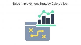 Sales Improvement Strategy Colored Icon In Powerpoint Pptx Png And Editable Eps Format