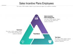 Sales incentive plans employees ppt powerpoint presentation model slide cpb