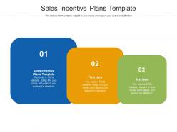 Sales incentive plans template ppt powerpoint presentation pictures files cpb