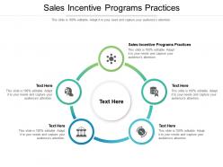 Sales incentive programs practices ppt powerpoint presentation show graphics cpb