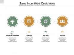 Sales incentives customers ppt powerpoint presentation ideas gallery cpb