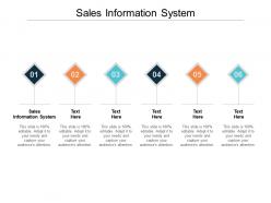 Sales information system ppt powerpoint presentation model design inspiration cpb