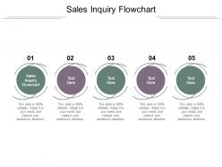 Sales inquiry flowchart ppt powerpoint presentation ideas format ideas cpb