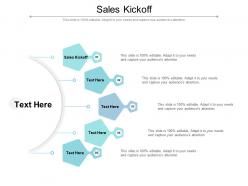 Sales kickoff ppt powerpoint presentation styles information cpb