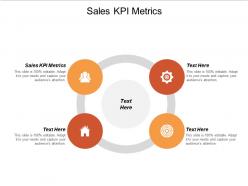 Sales kpi metrics ppt powerpoint presentation styles slide cpb