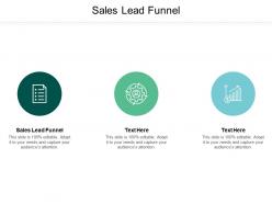 Sales lead funnel ppt powerpoint presentation ideas portrait cpb