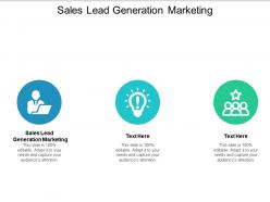 Sales lead generation marketing ppt powerpoint presentation inspiration designs cpb