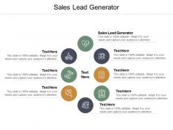 Sales lead generator ppt powerpoint presentation file show cpb
