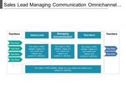 Sales lead managing communication omnichannel negotiation sales pricing strategy cpb