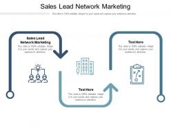 Sales lead network marketing ppt powerpoint presentation visual aids inspiration cpb