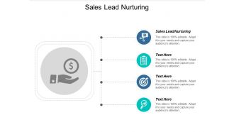 Sales lead nurturing ppt powerpoint presentation slides graphics design cpb