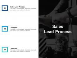 Sales lead process ppt powerpoint presentation infographics graphics design cpb