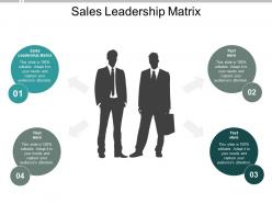 Sales leadership matrix ppt powerpoint presentation layouts styles cpb
