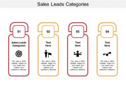 Sales leads categories ppt powerpoint presentation portfolio layouts cpb
