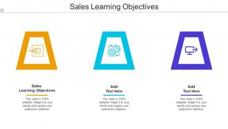Sales Learning Objectives Ppt Powerpoint Presentation Infographics Graphics Cpb