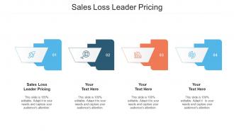 Sales Loss Leader Pricing Ppt Powerpoint Presentation Outline Cpb