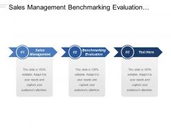 Sales management benchmarking evaluation production planning sales service