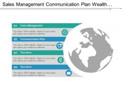 Sales management communication plan wealth management digital marketing strategy cpb