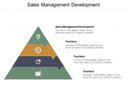 Sales management development ppt powerpoint presentation model skills cpb