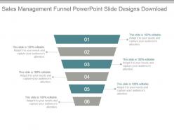 Sales Management Funnel Powerpoint Slide Designs Download