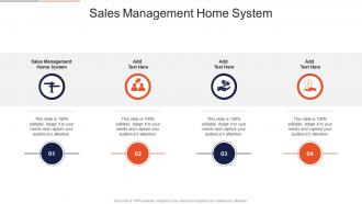 Sales Management Home System In Powerpoint And Google Slides Cpb