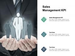 Sales management kpi ppt powerpoint presentation pictures slides cpb