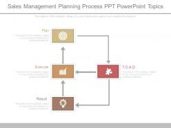 Sales Management Planning Process Ppt Powerpoint Topics